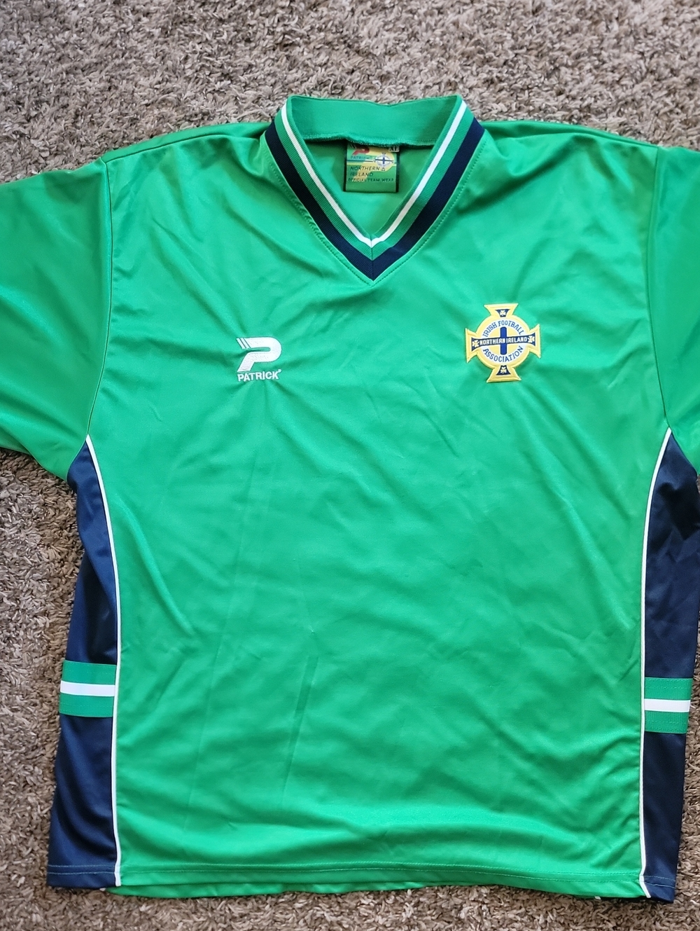 Patrick Northern Ireland 2002-03 home football shirt